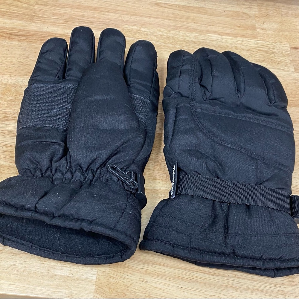 Men’s Black Thinsulate Gloves